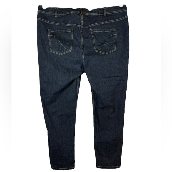 Lane Bryant Genius Fit Dark Wash Skinny Jeans (Size 22) - Picture 2 of 2